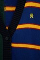 Dievča Detský kardigan s prímesou vlny Tommy Hilfiger KG0KG07077.PPYX tmavomodrá