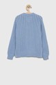 Tommy Hilfiger sweter bawełniany dziecięcy KG0KG07106.PPYX niebieski SS23