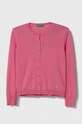 Detský sveter United Colors of Benetton tenká ružová 1194C5450.G.SEASONAL