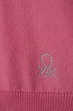 Dievča Detský sveter United Colors of Benetton 1194C5450.G.SEASONAL ružová
