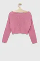 United Colors of Benetton sweter dziecięcy różowy