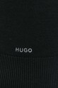 HUGO sweter bawełniany czarny 50481849