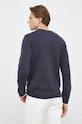 Odzież BOSS sweter bawełniany BOSS GREEN 50482370 granatowy