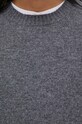 Samsoe Samsoe sweter wełniany SYLLI M20500076 szary
