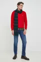 Volnen pulover Polo Ralph Lauren rdeča
