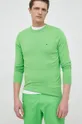 zöld Tommy Hilfiger pulóver