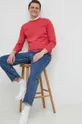 Tommy Hilfiger sweter czerwony