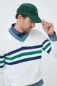 biały United Colors of Benetton sweter bawełniany Męski