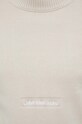 Βαμβακερό πουλόβερ Calvin Klein Jeans J30J322859.PPYX μπεζ
