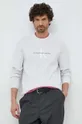 γκρί Βαμβακερό πουλόβερ Calvin Klein Jeans
