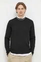 czarny Bruuns Bazaar sweter Leo Rivee