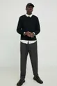 Хлопковый свитер Wrangler чёрный
