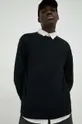 μαύρο Βαμβακερό πουλόβερ Wrangler