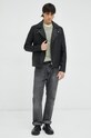 Бавовняний светр Wrangler W8A0QJG15 зелений SS23