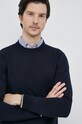 Oblečení Bavlněný svetr BOSS 50489650 námořnická modř