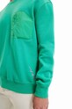 Одежда Хлопковая кофта Desigual 23SMSK08 зелёный