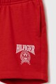 Chłopiec Tommy Hilfiger szorty dziecięce KB0KB08067.PPYX czerwony