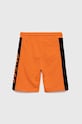 Băieți Guess pantaloni scurți din bumbac pentru copii L3RD01.KA6R3.PPYX portocaliu