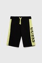 Guess szorty bawełniane dziecięce L3RD01.KA6R3.PPYX czarny SS23