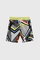 Guess szorty bawełniane dziecięce wzorzyste multicolor N3RD04.KA6R3.PPYX