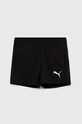 Puma szorty dziecięce ACTIVE Woven Shorts B tkanina czarny 58698101.PPYX