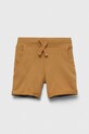 Παιδικό βαμβακερό σορτς Guess casual κίτρινο N93Q18.KAUG0.PPYX