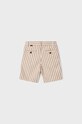 Chłopiec Mayoral szorty bawełniane dziecięce 3230.5E.MINI beżowy