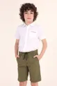 Detské bavlnené šortky Mayoral zelená