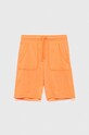 United Colors of Benetton szorty casual pomarańczowy 37YKC901P.G.SEASONAL