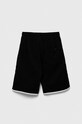 United Colors of Benetton szorty bawełniane dziecięce 3BL0C901R.G.SEASONAL czarny SS23