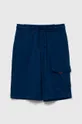 mornarsko modra Otroške bombažne kratke hlače United Colors of Benetton Fantovski