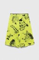 United Colors of Benetton szorty bawełniane dziecięce 3PTGC902C.G.SEASONAL zielony SS23