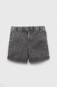 United Colors of Benetton szorty jeansowe dziecięce bawełna szary 4I8BC9018.G.SEASONAL