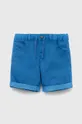 niebieski United Colors of Benetton szorty jeansowe dziecięce Chłopięcy