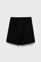 Sisley szorty bawełniane dziecięce 3BL0X900G.G.SEASONAL czarny SS23