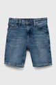 Tommy Hilfiger szorty jeansowe dziecięce bawełna niebieski KB0KB08132.PPYX