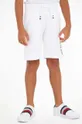 белый Детские хлопковые шорты Tommy Hilfiger Для мальчиков