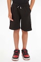 Детские шорты Calvin Klein Jeans с эластаном чёрный IB0IB01615.PPYX