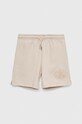 Calvin Klein Jeans szorty dziecięce IB0IB01618.PPYX beżowy SS23