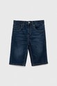 Levi's gyerek farmer rövidnadrág sima sötétkék 9EE455