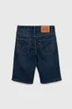 Otroške kratke hlače iz jeansa Levi's mornarsko modra