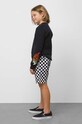 Detské krátke nohavice Vans RANGE ELASTIC WAIST SHO BLACK s elastanom čierna VN0A7SHE7051