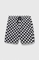 Detské krátke nohavice Vans RANGE ELASTIC WAIST SHO BLACK VN0A7SHE7051 čierna SS23