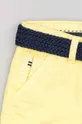 sárga zippy gyerek pamut rövidnadrág