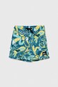 Detské plavkové šortky Quiksilver Planet friendly modrá EQKJV03229