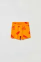 Bombažne kratke hlače za dojenčke OVS oranžna