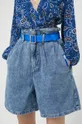 μπλε Τζιν σορτς Karl Lagerfeld Jeans