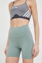 Ρούχα Σορτς γιόγκα adidas Performance Yoga Studio HR5433 πράσινο