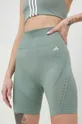 зелений Шорти для йоги adidas Performance Aeroknit 2.0 Жіночий