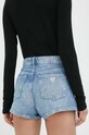 Odzież Guess szorty jeansowe W3GD49.D4VI7 niebieski